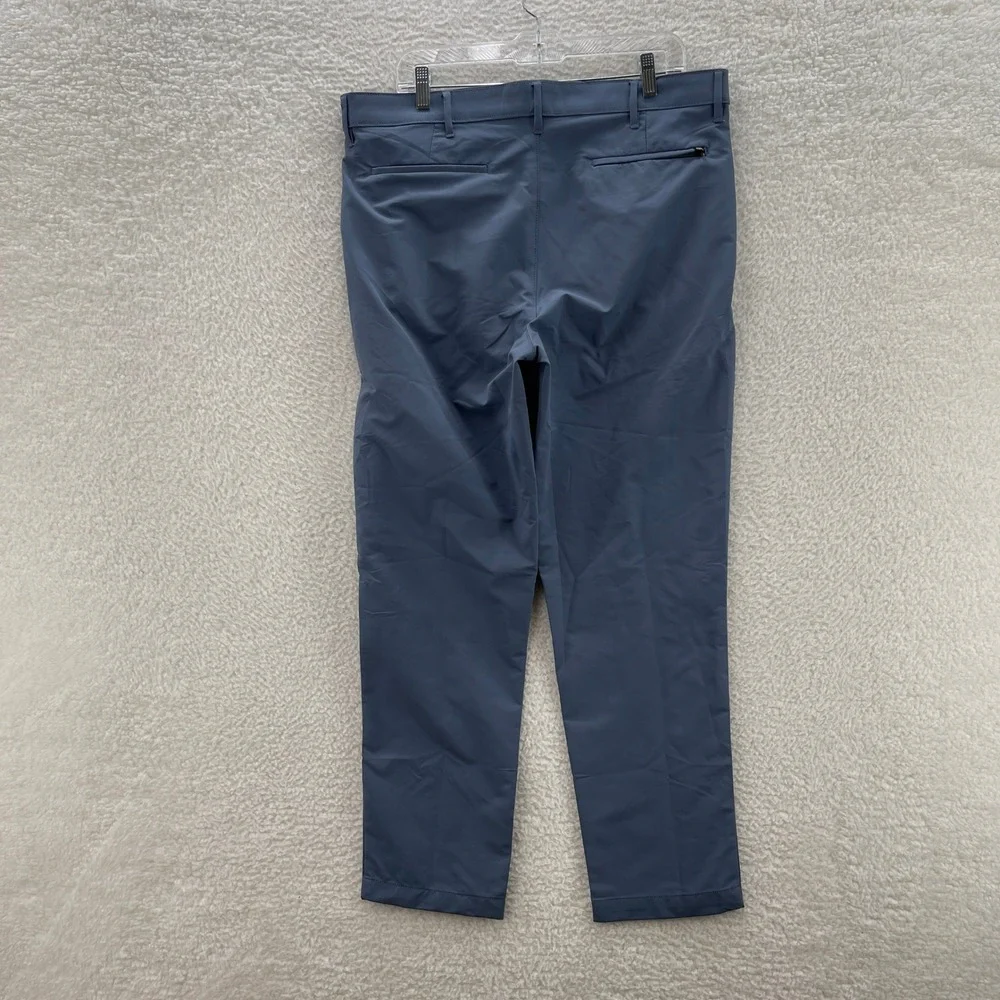 Banana Republic Performance Chino Pants Mens 36x30 Blue Summer Preppy Office